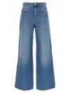 Isabel Marant Lemony High Waist Wide Pants In Blue