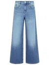 Isabel Marant High-rise Bootcut Denim Jeans With Belt Loops In Blue