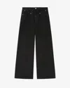 Isabel Marant Lemony Pocket Jeans In Black