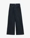 Isabel Marant Lemony Wide-leg Trousers In Blue