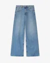 Isabel Marant Lemony Pocket Jeans In Blue