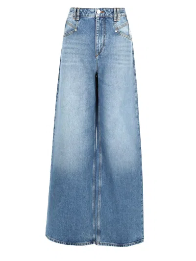 Isabel Marant Lemony Pants Woman In Blue