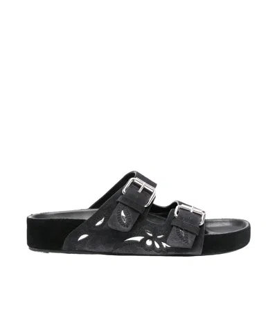 ISABEL MARANT ISABEL MARANT LENNYA SLIP-ON SANDALS