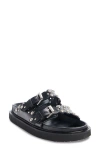 Isabel Marant Lennya Studded Slide Sandal In Black