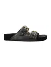 Isabel Marant Lennyo Slides In Black