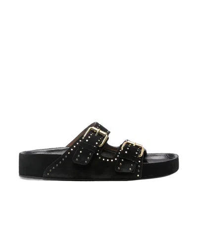 ISABEL MARANT ISABEL MARANT LENNYO SLIP-ON BUCKLE SANDALS