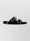 Isabel Marant Lennyo Flat Leather Sandals With Metal Accents In Multi