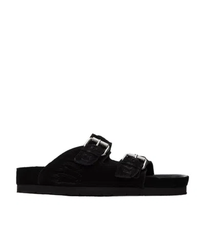 Isabel Marant Lennyo Flat-soled Sandals In Black