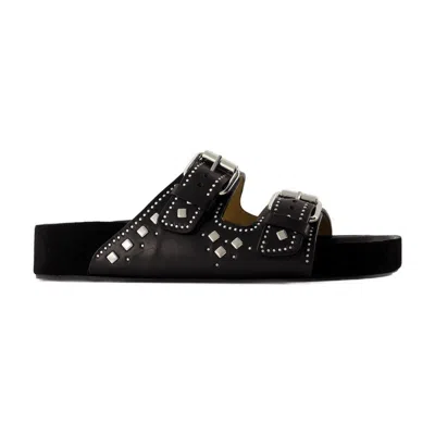 Isabel Marant Lennyo Sandals In Black
