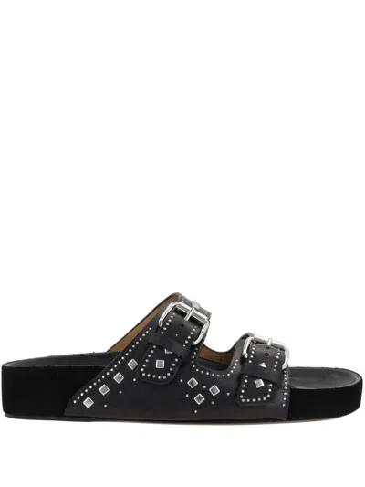 ISABEL MARANT ISABEL MARANT LENNYO LEATHER SANDALS