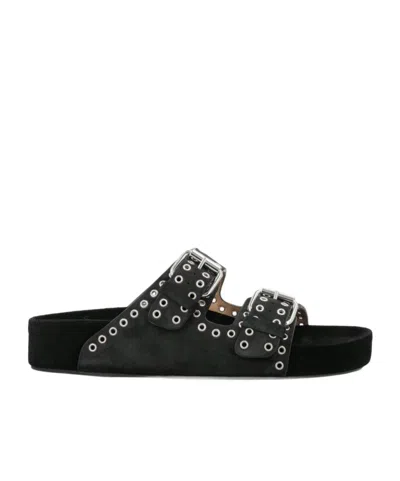 ISABEL MARANT ISABEL MARANT LENNYO OPEN-TOE SLIDES