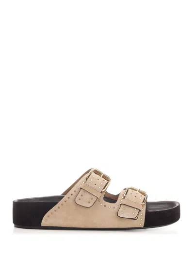Isabel Marant Lennyo Sandals Beige