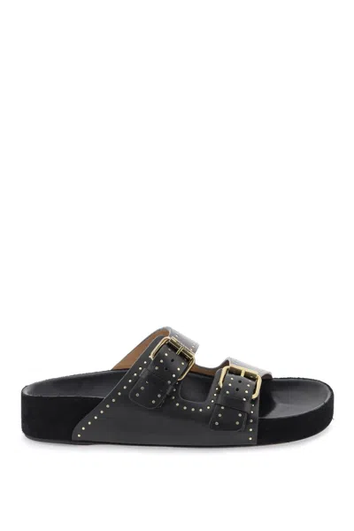 Isabel Marant Lennyo Slides In Black