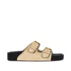 Isabel Marant 'lennyo' Suede Leather Sandals In Beige