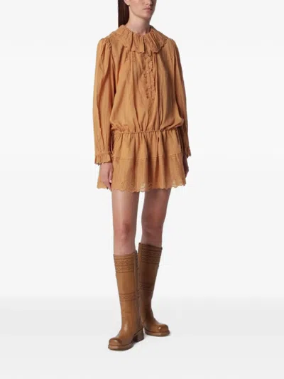 Isabel Marant Lenora Broderie Anglaise Dress In Pattern