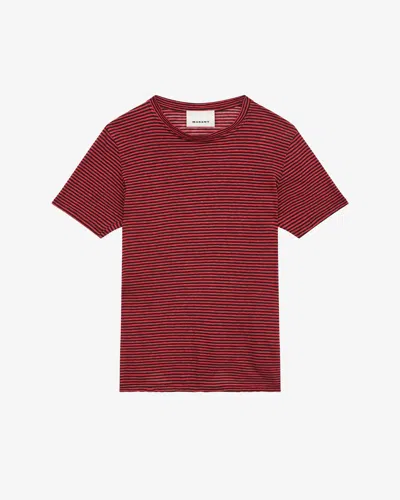 Isabel Marant Leon T-shirt In Red