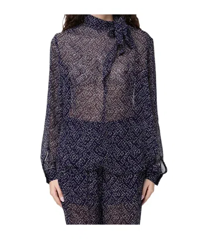 Isabel Marant Leona Shirt In Blue