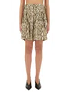 Isabel Marant Felize Printed Bermuda Shorts In Leopard Print
