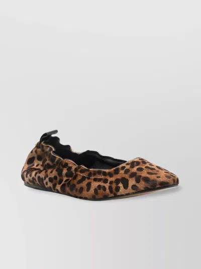 ISABEL MARANT LEOPARD PRINT BALLERINA SHOES