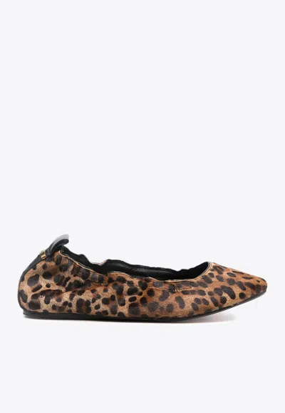 ISABEL MARANT LEOPARD PRINT BALLET FLATS