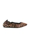 Isabel Marant Leopard Print Ballet Flats In Black