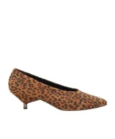 Isabel Marant Leopard Print Pointed Toe Stiletto Pumps In Brown