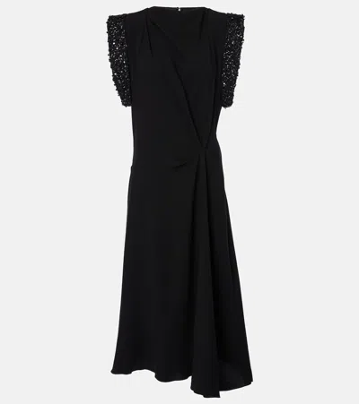 Isabel Marant Leronia Sequined Midi Dress In Black