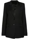 Isabel Marant Kenzy Single-breasted Virgin-wool Blazer In Grey
