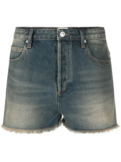 ISABEL MARANT LESIA DENIM MINI SHORTS
