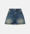Isabel Marant Waist Belt Loops Shorts In Blue