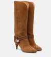 Isabel Marant Stiefel Lestany Aus Veloursleder