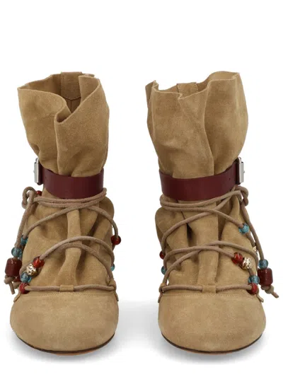 Isabel Marant Letiz Boot In Beige