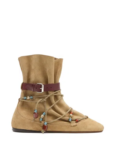 Isabel Marant Letiz Boots In Nude