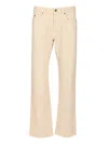 Isabel Marant Lewys 5 Pocket Denim Trousers Beige In Nude