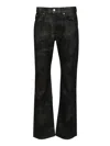 Isabel Marant Lewys-gb Regular Fit Trousers Black In Burgundy