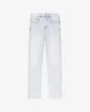 Isabel Marant Belt-loop Jeans In Light Blue