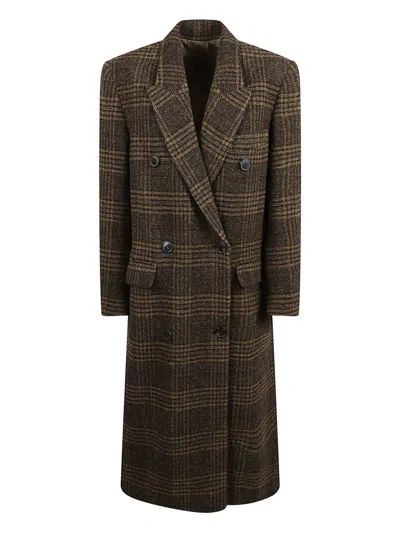 Isabel Marant Lexana Coat In Green