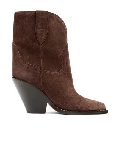 Isabel Marant Leyane Boots In Brown