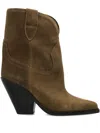 Isabel Marant Leyane Pointed Western Pumps In Brown
