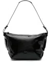 Isabel Marant Leyden Leather Shoulder Bag In 黑色