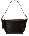 Isabel Marant Leyden Leather Shoulder Bag In Black
