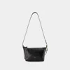 Isabel Marant Leyden Mini Black Leather Crossbody Bag In Black