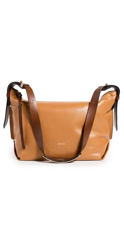 Isabel Marant Leyden Shoulder Bag Cognac In Brown