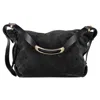 Isabel Marant Leyden Shoulder Bag In Black Suede In Black