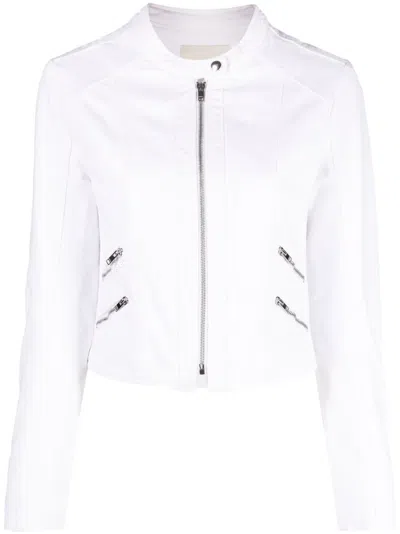 ISABEL MARANT LEYS BAND-COLLAR DENIM JACKET