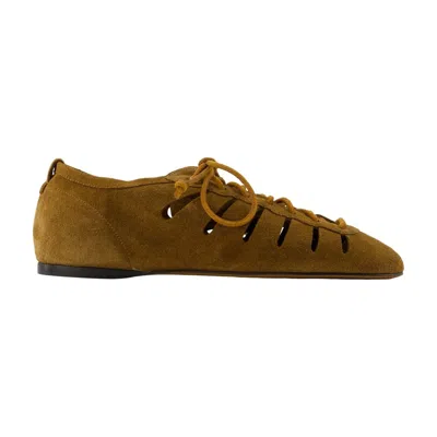 Isabel Marant Leyza Gd Ballet Flats -  - Leather - Brown