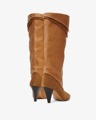 Isabel Marant Lezra High Boots In Cognac