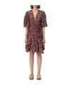 Isabel Marant "lienne" Dress In Multicolor