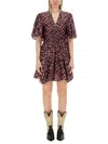Isabel Marant "lienne" Dress In Purple