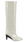 Isabel Marant Pointed Boots In White